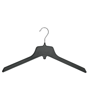 3412-41.5cm china supplier hanger made plastic coat hanger with metal hook