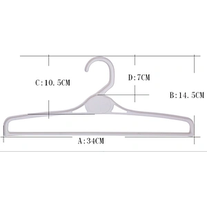 3953-34cm plastic hanger plastic clothes hanger hangers for clothes