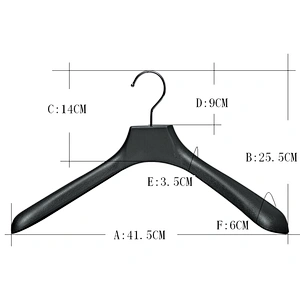 6616A-42cm new style product plastic clothes hanger non slip hanger