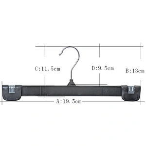 4254-19.5cm plastic cloth hanger hanger factory in china