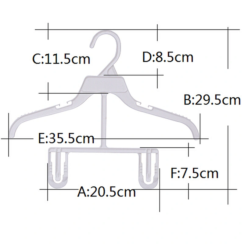 4907-35*20*29cm combination hanger Bathing suit hanger