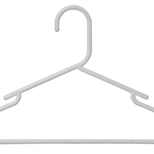 3902-45.5cm wire clothes hangers with plastic hook