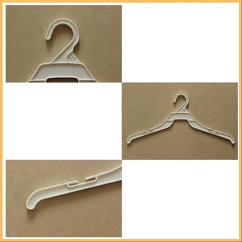 3148-44cm hot sale white hanger made in china plastic hanger