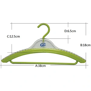 6022LH-39cm luxury hanger clothing hanger plastic cloth hanger