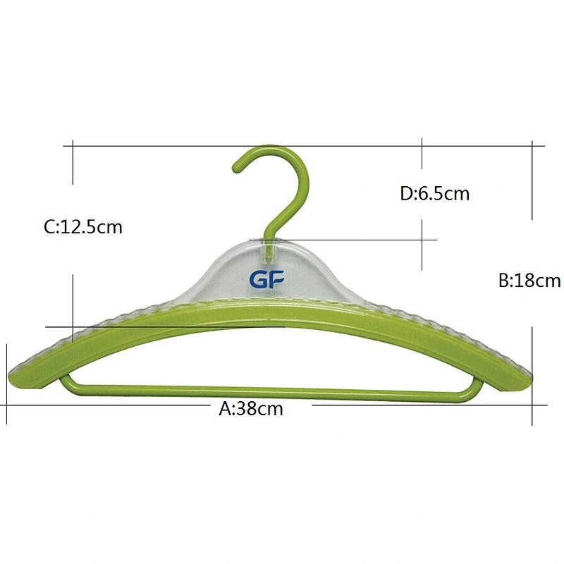 6022LH-39cm luxury hanger clothing hanger plastic cloth hanger