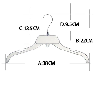3407-1-38   clothes hanger meital hook plastic hanger light hanger