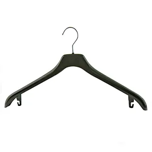 6604K-44.5cm garment bag suit hanger fancy clothes hanger plastic hanger with clip