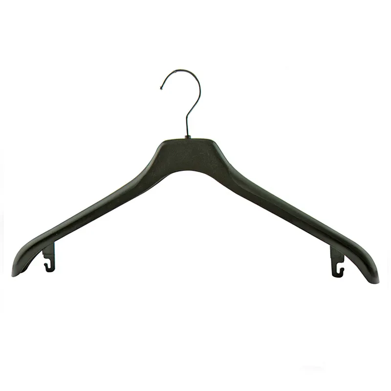 6604K-44.5cm garment bag suit hanger fancy clothes hanger plastic hanger with clip