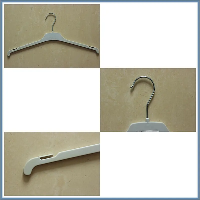 3417C-1-40cm new product plastic hanger manufacturer clothing hanger metal hook clothes