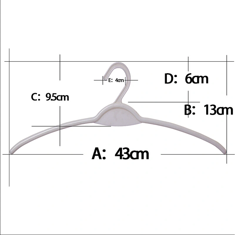 3118C-43cm plastic clothes dresses hanger childrens wire hangers plastic coated wire clothes hangers
