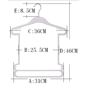 5013-36*31*46cm  new style plastic hanger mold plastic cloth hanger clothing hanger