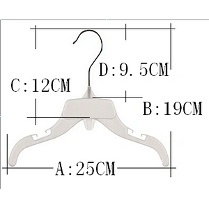 3405S-25 hot sale plastic hanger hanger made PP sale plastic clothes hangers