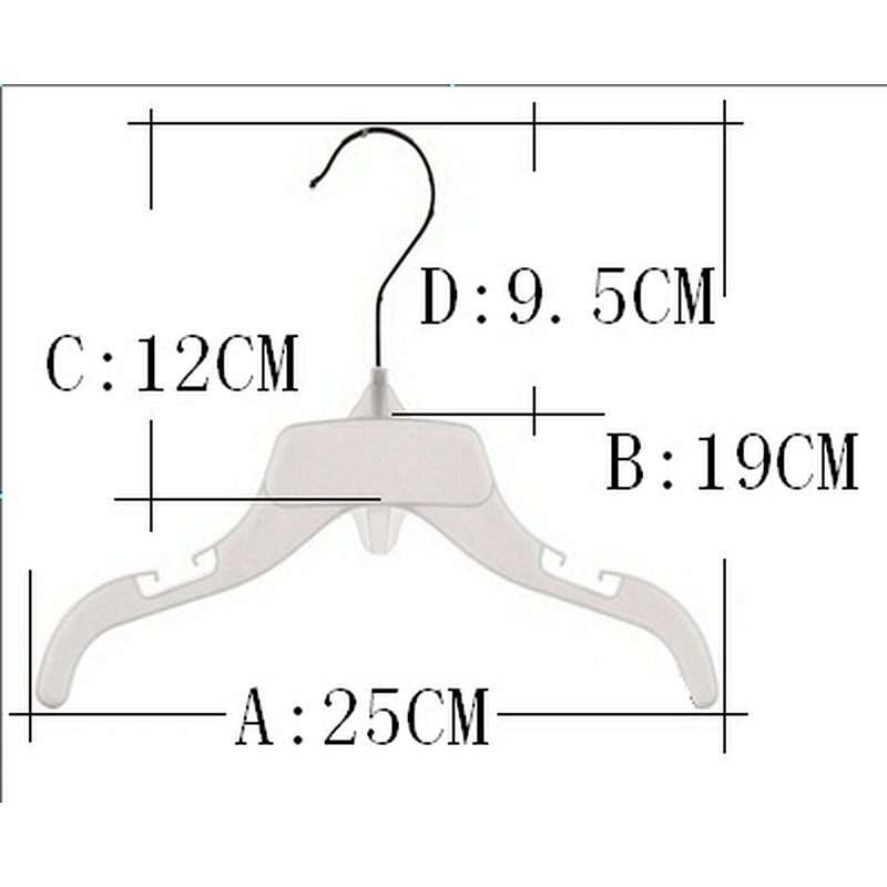 3405S-25 hot sale plastic hanger hanger made PP sale plastic clothes hangers