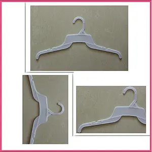 3144-40.5cm plastic wall hanger hook clothes hanger rack flocking hanger