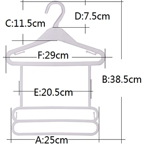5006-29*25*38.5 cheap clothes hanger plastic swimsuit hanger