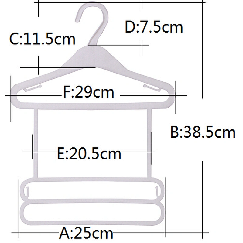 5006-29*25*38.5 cheap clothes hanger plastic swimsuit hanger