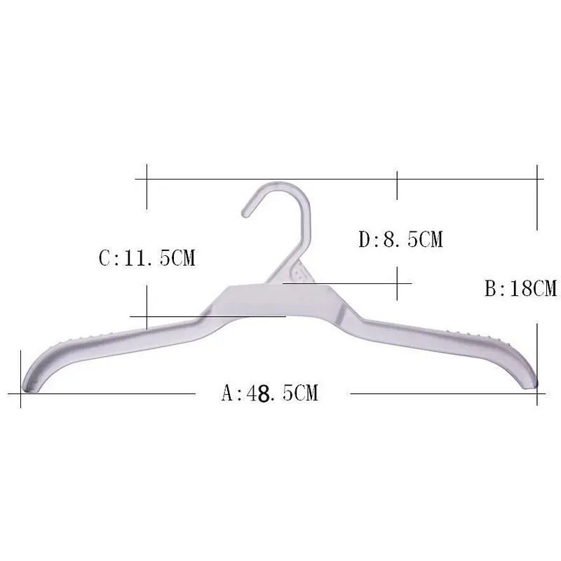 3139-48.5cm hanger factory in china clothes hanger light weight