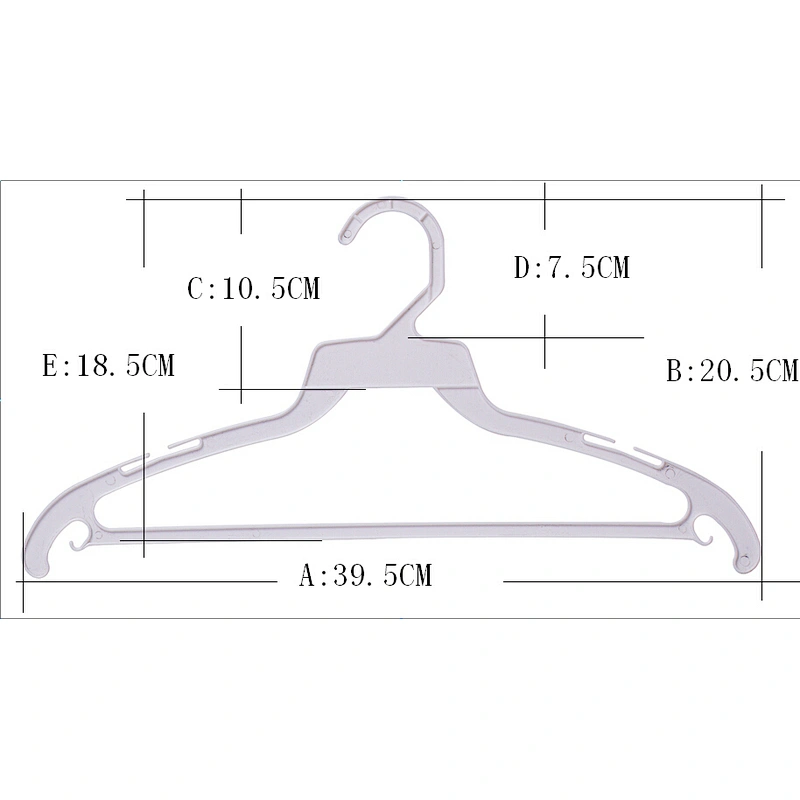 3956-40cm small clothes hanger with plastic hook