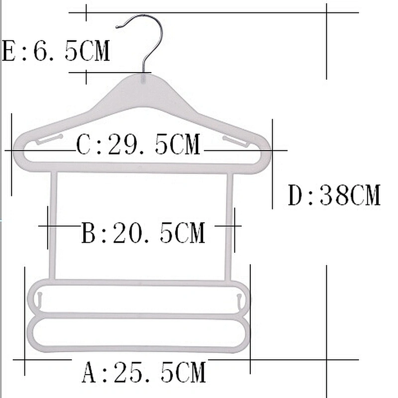 5010-29*25.5*38  plastic swimsuit hanger plastic cloth hanger coat hanger for suit