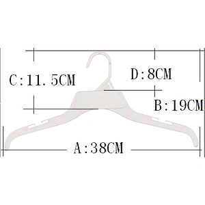3121B-35cm Light Top Hanger with Plastic Hook for Display (38cm)