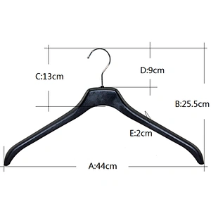 6604-44.5cm garment bag suit hanger fancy clothes hanger plastic hanger