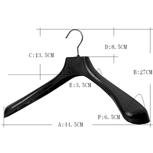 6616B-44.5 expandable clothes hanger hanger dry cleaning plastic hanger