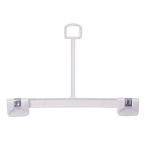 4802-25.5*17.8  new product pant hanger cheap plastic coat hanger for clothes