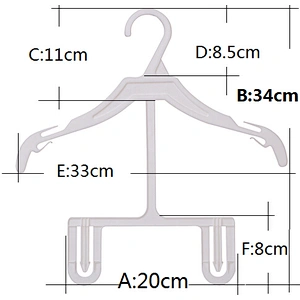 4902-32.7*20*34cm dry cleaners clothes hanger pants hanger 100