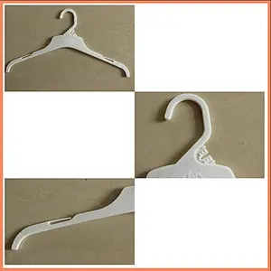 3149A-40.5cm plastic cloth hanger thin plastic hangers plastic belt hanger
