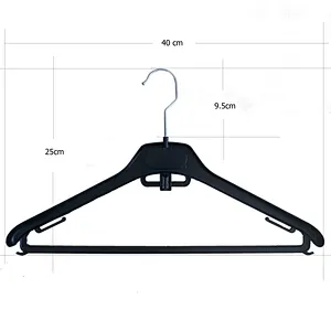 3718-40cm Cloth Hanger With Metai Hook