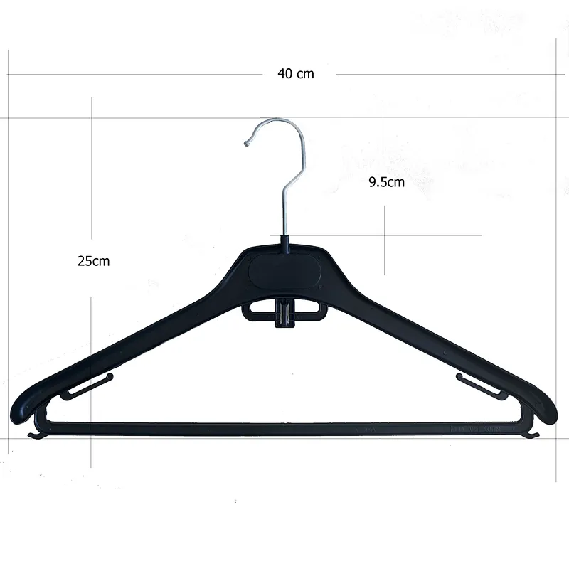 3718-40cm Cloth Hanger With Metai Hook
