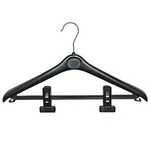 4606-37cm Thick pants hanger deluxe pants hanger clip pants hanger