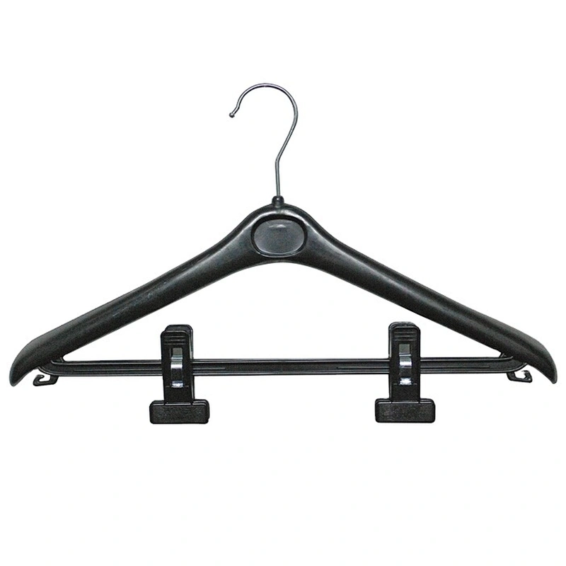 4606-37cm Thick pants hanger deluxe pants hanger clip pants hanger
