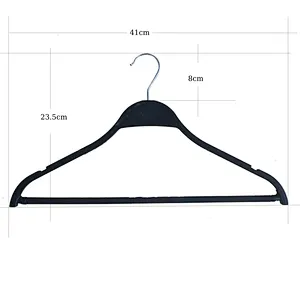 9002H-41cm Cloth Hanger With Metai Hook