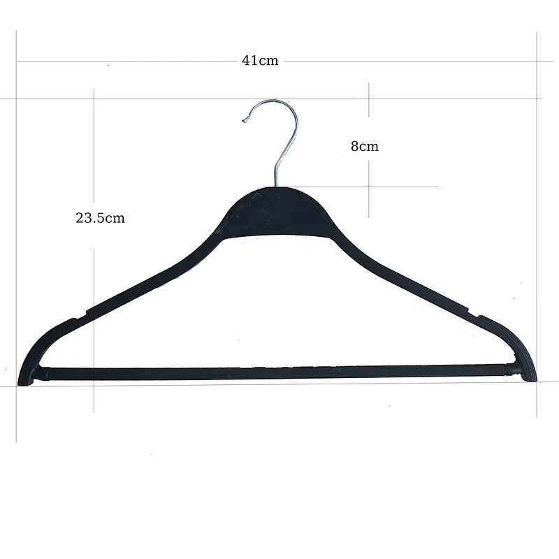 9002H-41cm Cloth Hanger With Metai Hook