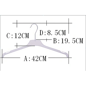3417D-42cm coat hanger