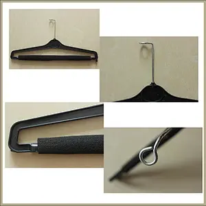 4702-36.5cm Non slip garments hanger  clothes hanger plastic pants hanger