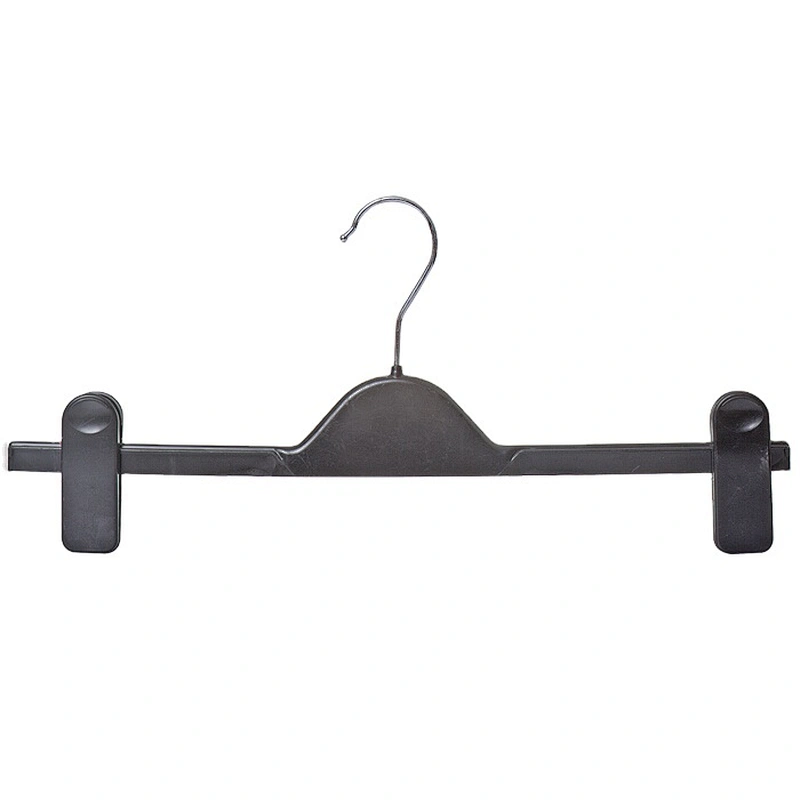 4515B-36cm dress plastic hanger adjuetable pant hanger used plastic pants hangers