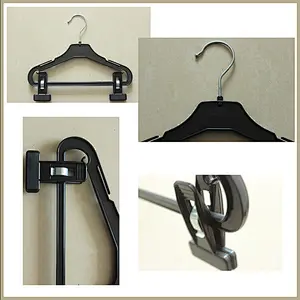 4602C-40cm Fashion Kid Bottom Hanger with Metal Hook for Pant