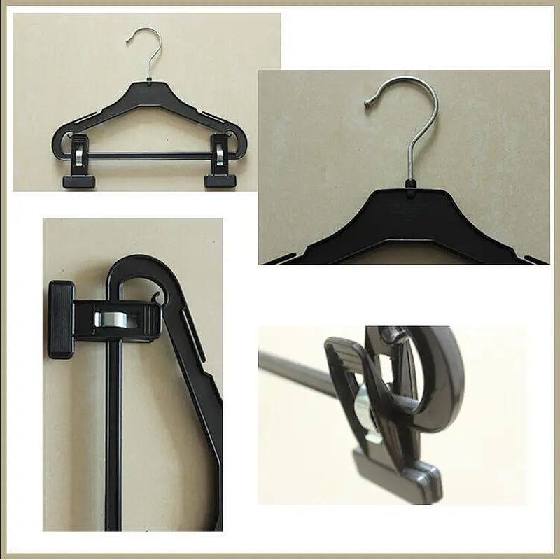4602C-40cm Fashion Kid Bottom Hanger with Metal Hook for Pant