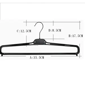 4701-35cm Wholesale Customized man and woman plastic pants hangers trouse hanger