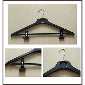 4608-45cm Multifunctional Plastic pants hangers clip hangers hooks for pants and trouser