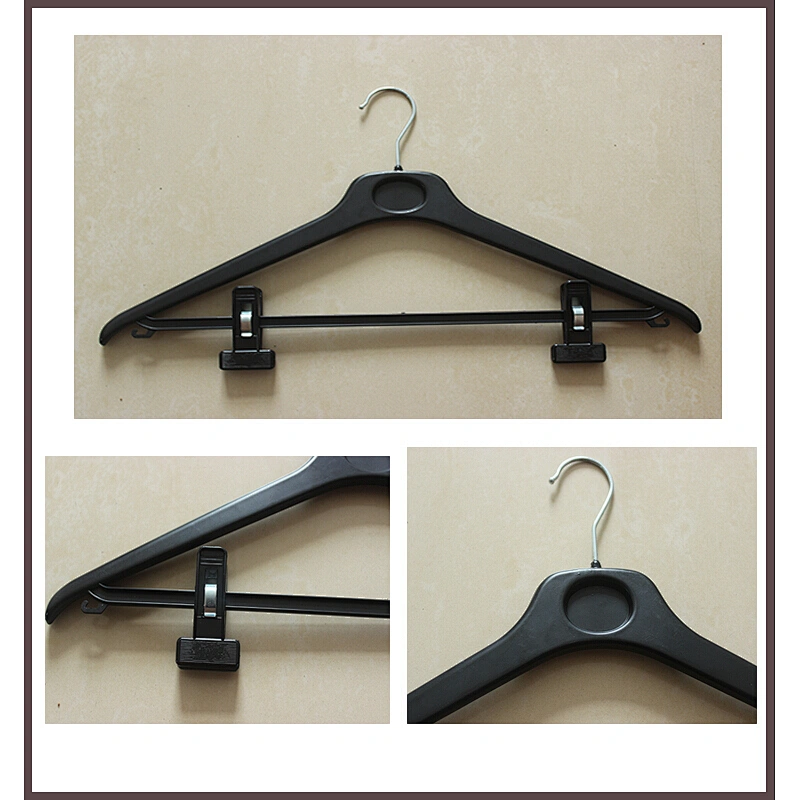 4608-45cm Multifunctional Plastic pants hangers clip hangers hooks for pants and trouser