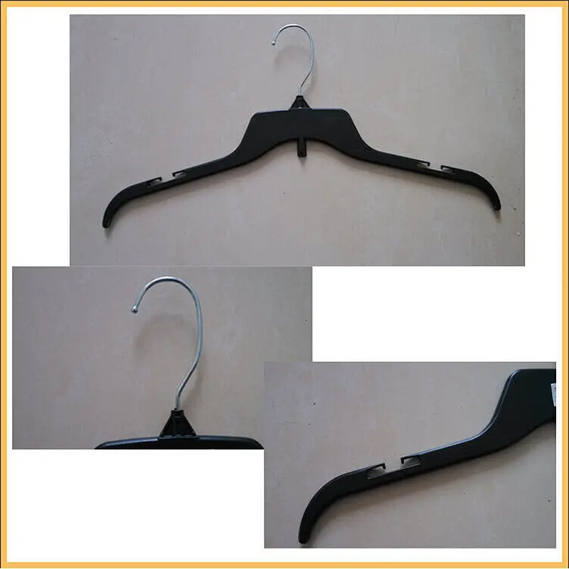 3434-43.5cm plastic hanger manufacturer metal hook hanger plastic clothes hanger