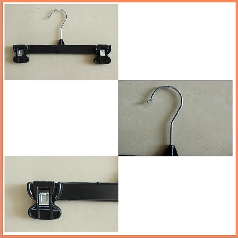 4357-20cm alibaba china plastic coat hanger pants hanger for child with clip
