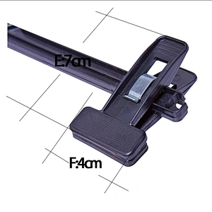 4504B-28cm China supplier metal hook clothes hanger new products pants hanger