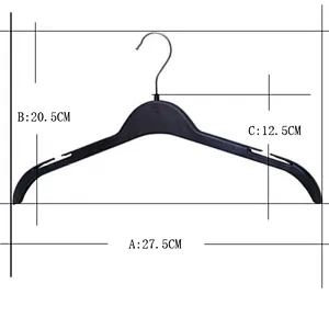 Plastic black white color baby  hangers baby clothes hangers laundry hanger