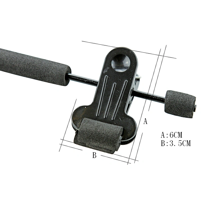 4951-30cm Garments plastic clip hanger trousers hanger