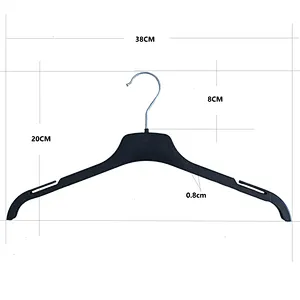 6002C-38cm Cloth Hanger With Metai Hook