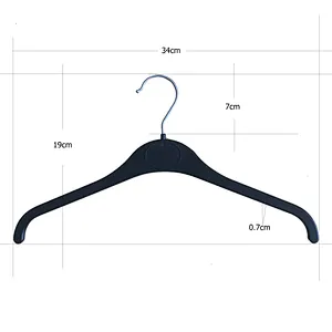 3415B-1-34cm Cloth Hanger With Metai Hook
